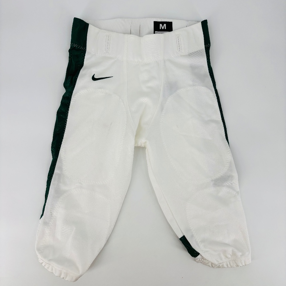 New Men's Nike Practice Football Pants Green/White Size: M Athletic Gear!